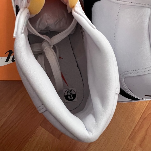 BN Nike Blazer Mid '77 Vintage White Black - Size 9.5M - Picture 6 of 11